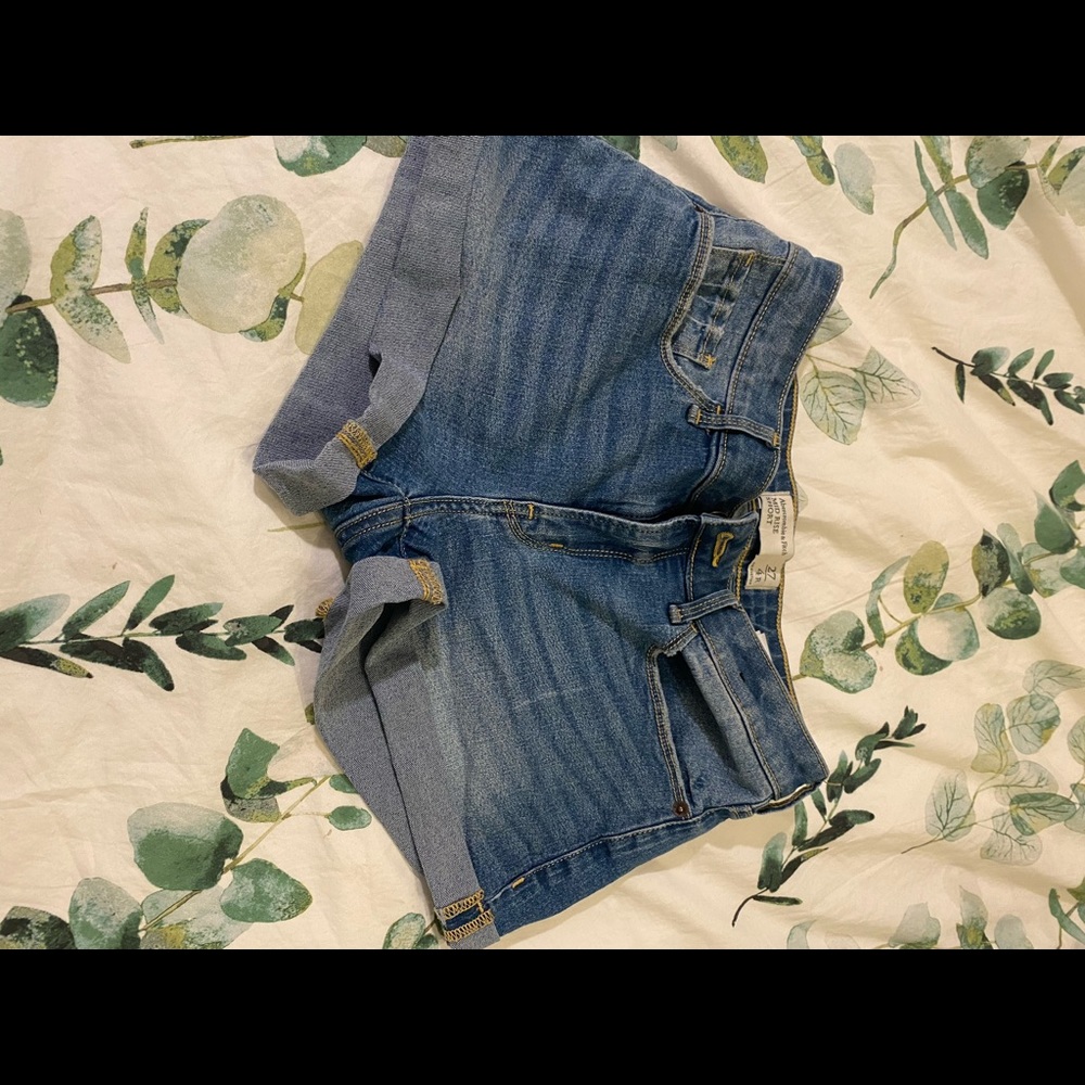 Denim shorts